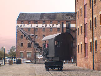 An old crane in Gloucester Docks