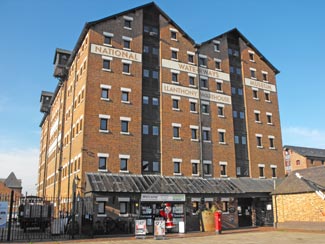 The exterior of the Gloucester Waterways Museum